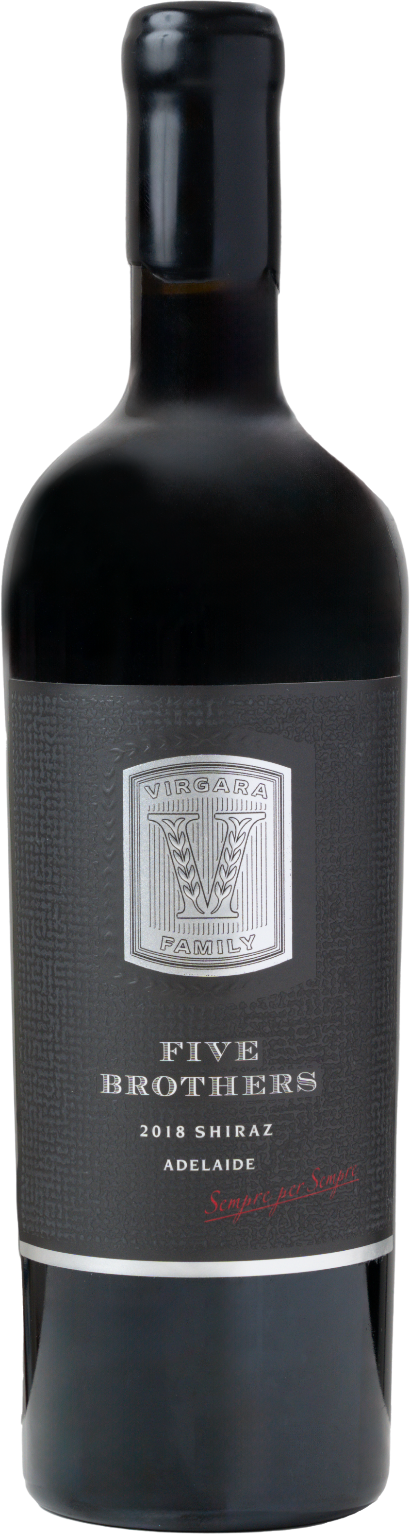 Virgara Wines Five Brothers Shiraz 2018 Adelaide Zone